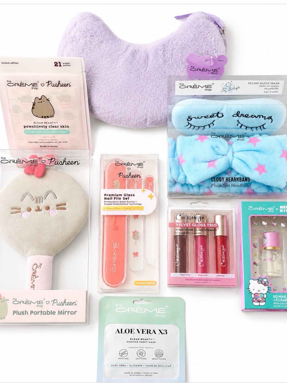 The Crème Shop 12 piece beauty bundle
